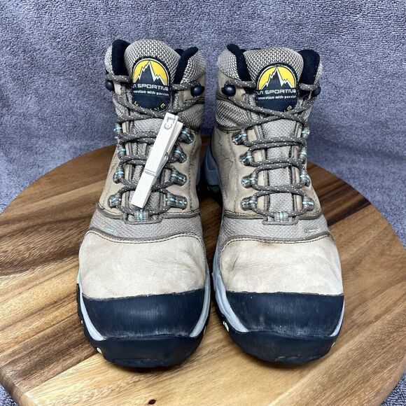 La Sportiva FC ECO 3.2 GTX Gore-Tex Brown Leather Hiking Boots Women's Size 10 - Picture 8 of 8